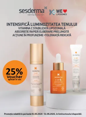 Sesderma C-Vit 25% Voucher aplicat in cos Mai