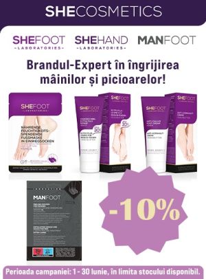 SheCosmetics 10% Reducere Iunie