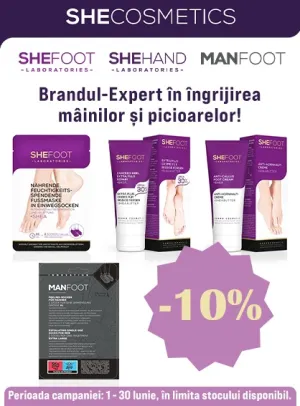 SheCosmetics 10% Reducere Iunie