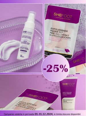 SheCosmetics 25% Reducere Decembrie