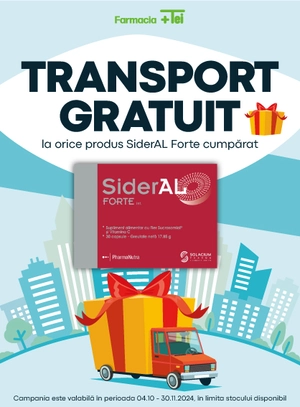 Sideral Transport Gratuit Octombrie-Noiembrie