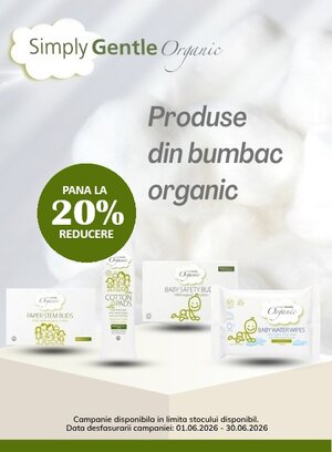 Simply Gentle Pana La Organic 20% Reducere Iunie