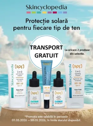 Skincyclopedia Transport Gratuit Importanta protectiei solare