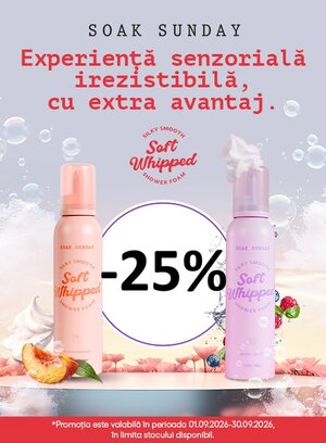 Soak Sunday 25% Reducere Septembrie