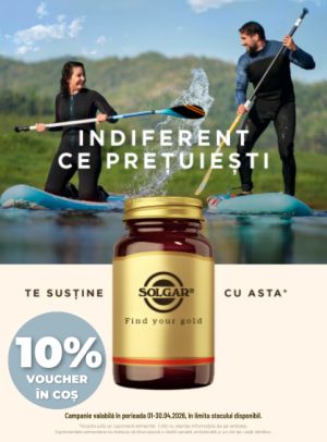 Solgar 10% Voucher in cos Aprilie