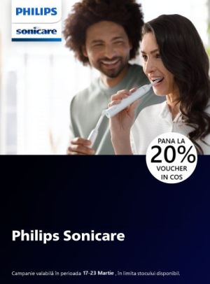 Sonicare Pana la 20% Voucher Saptamana Igienei Orale