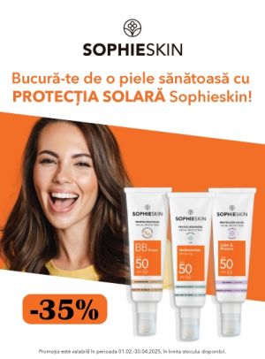 Sophieskin Solare 35% Reducere Februarie-Aprilie