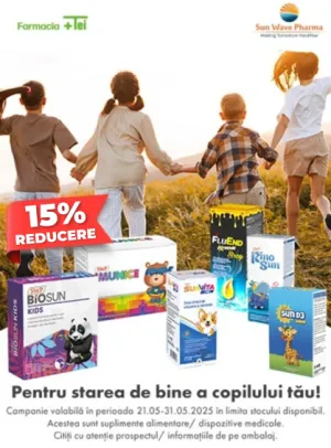 Sun Wave 15% Reducere Ziua Copilului