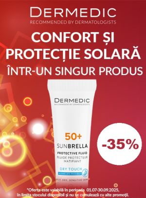 Sunbrella Dermedic 35% Reducere Iulie-Septembrie