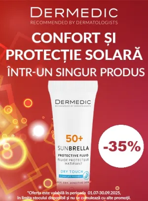 Sunbrella Dermedic 35% Reducere Iulie-Septembrie