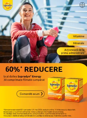 Supradyn 1+60% Reducere la al doilea Mai