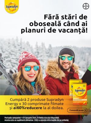 Supradyn Energy 60% la al doilea Ianuarie