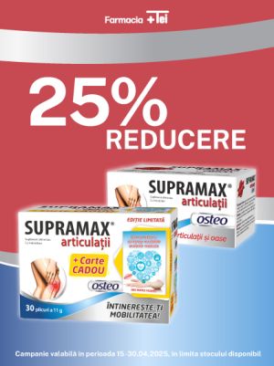 Supramax articulatii osteo 25% Reducere Februarie-Aprilie 