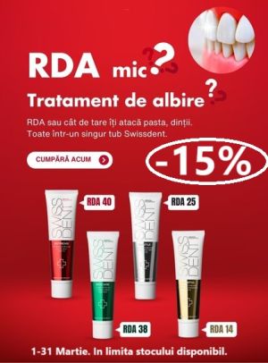 Swissdent 15% Reducere Martie