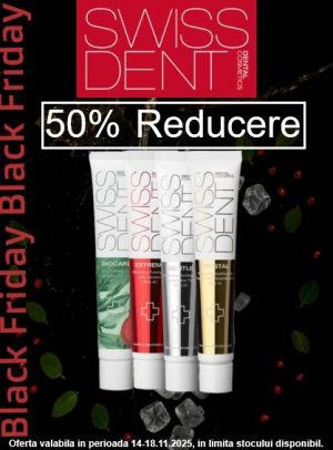 Swissdent 50% Reducere Black Friday 2025