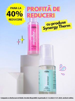 Synergy Therm Pana la 40% Reducere Decembrie-Ianuarie Exclusiv Online