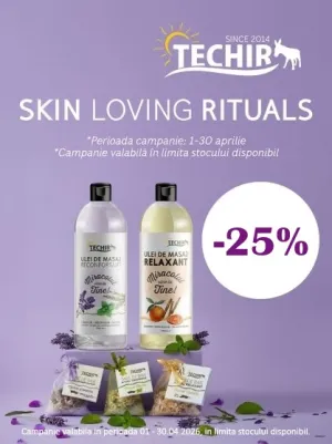 Techir 25% Reducere Aprilie