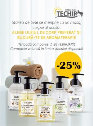 Techir 25% Reducere Februarie