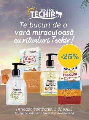 Techir 25% Reducere Iulie