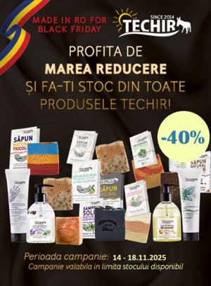 Techir 40% Reducere Black Friday 2025