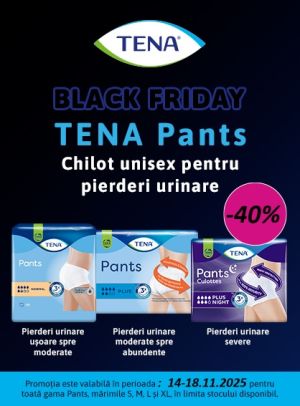 Tena 40% Reducere Black Friday 2025