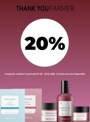 Thank You Farmer 20% Reducere Februarie 