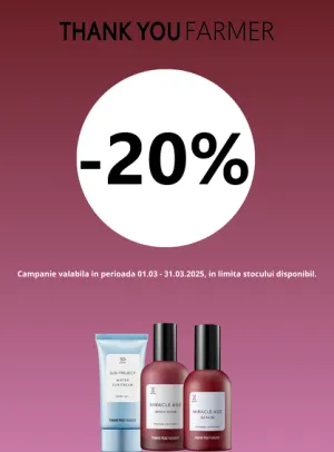 Thank You Farmer 20% Reducere Martie