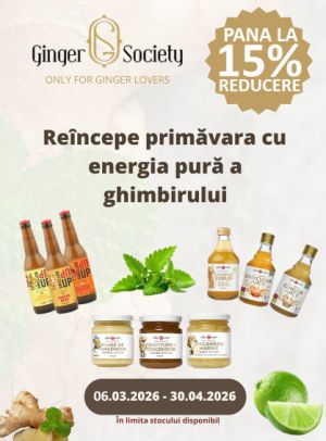 The Ginger People Pana la 15% Reducere Martie-Aprilie