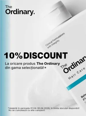 The Ordinary 10% Reducere Aprilie