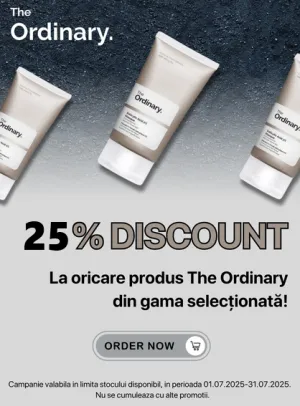 The Ordinary 25% Reducere Iulie