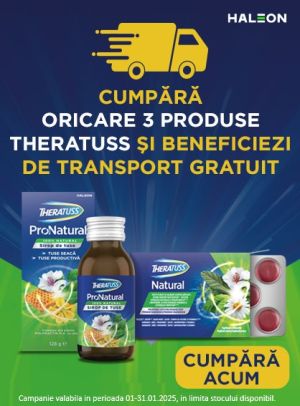 Theratuss Transport Gratuit Ianuarie