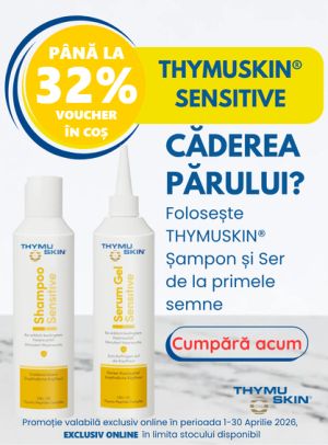Thymuskin Pana la 32% Voucher in cos Aprilie EXCLUSIV ONLINE