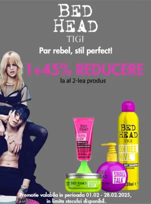 Tigi 1+45% Reducere la al doilea Februarie