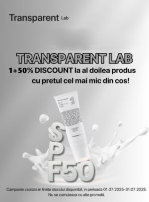 Transparent Lab 1+50% Reducere la al 2-lea Iulie