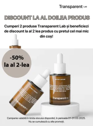 Transparent Lab 1+50% Reducere la al 2-lea Martie