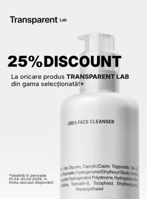 Transparent Lab 25% Reducere Aprilie