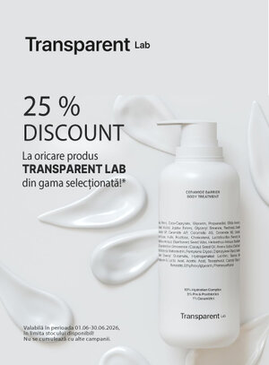 Transparent Lab 25% Reducere Iunie