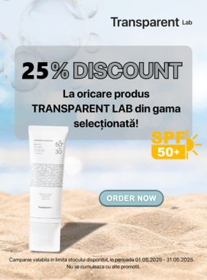 Transparent Lab 25% Reducere Mai