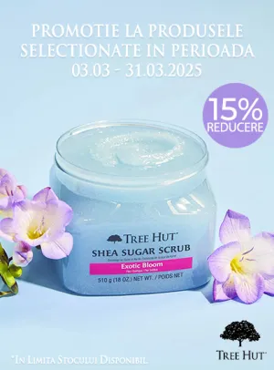 Tree Hut 15% Reducere Martie