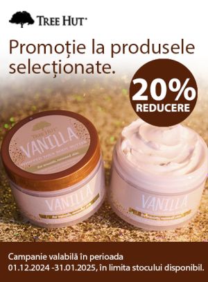 Tree Hut 20% Reducere Decembrie-Ianuarie 