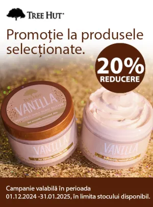 Tree Hut 20% Reducere Decembrie-Ianuarie 