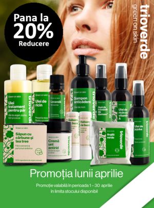 Trio Verde Pana la 20% Reducere Aprilie