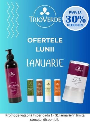 Trio  Verde Pana La 30% Reducere Ianuarie