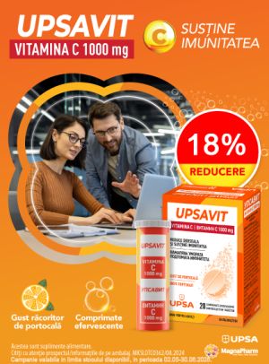 UPSAVIT 18% Reducere Mai-Iunie