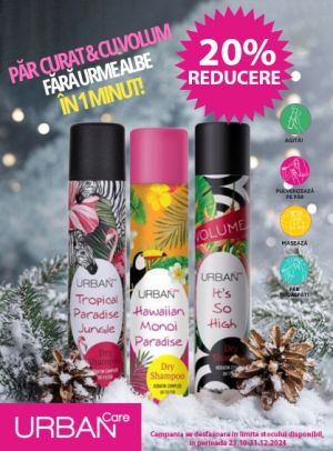 Urban Care 20% Reducere Octombrie-Decembrie