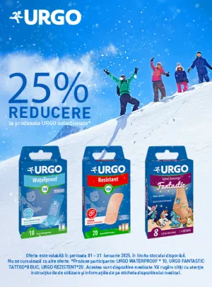 Urgo 25% Reducere Ianuarie 