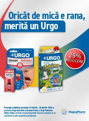 Urgo 25% Reducere Martie-Aprilie