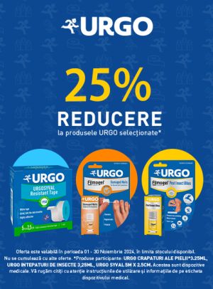 Urgo 25% Reducere Noiembrie 