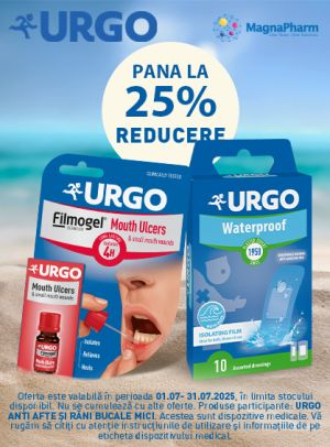 Urgo Pana la 25% Reducere Iulie 