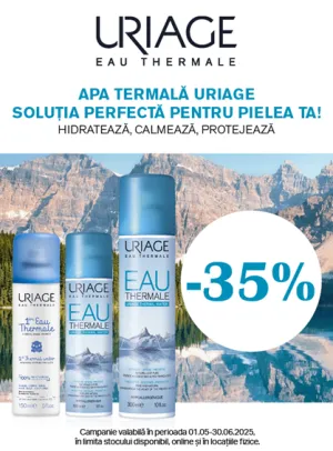 Uriage Apa Termala 35% Reducere Mai-Iunie